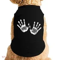 Hello Good Bye Paint Hand Prints Doggie Tank thumb 0