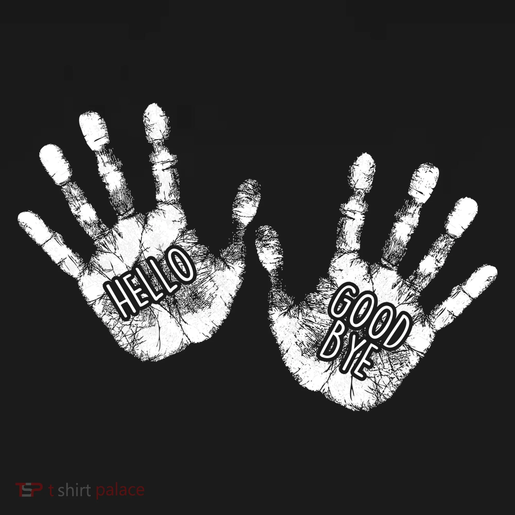 Hello Good Bye Paint Hand Prints Doggie Tank