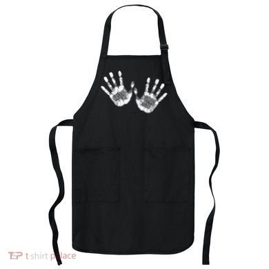 Hello Good Bye Paint Hand Prints Apron