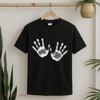 Hello Good Bye Paint Hand Prints T-Shirt thumb 2
