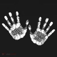 Hello Good Bye Paint Hand Prints Polo thumb 3