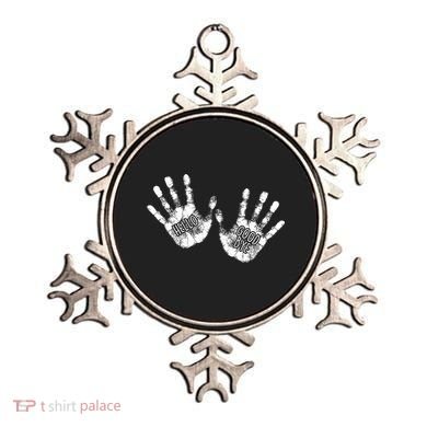 Hello Good Bye Paint Hand Prints Ornament