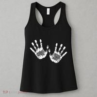 Hello Good Bye Paint Hand Prints Women's Tank Top thumb 3