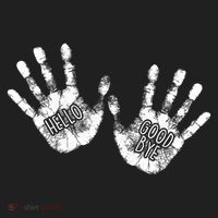 Hello Good Bye Paint Hand Prints Hat thumb 2