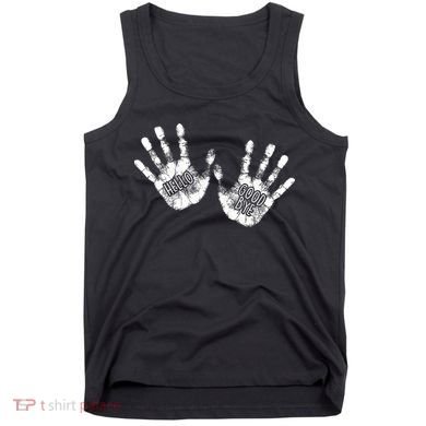 Hello Good Bye Paint Hand Prints Tank Top