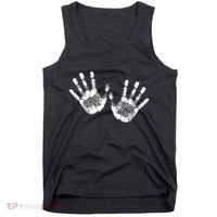 Hello Good Bye Paint Hand Prints Tank Top thumb 0