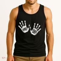 Hello Good Bye Paint Hand Prints Tank Top thumb 3