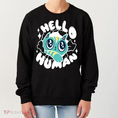 Hello Human Cat Women's Sweatshirt