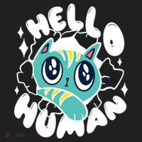 Hello Human Cat Women's Sweatshirt thumb 2