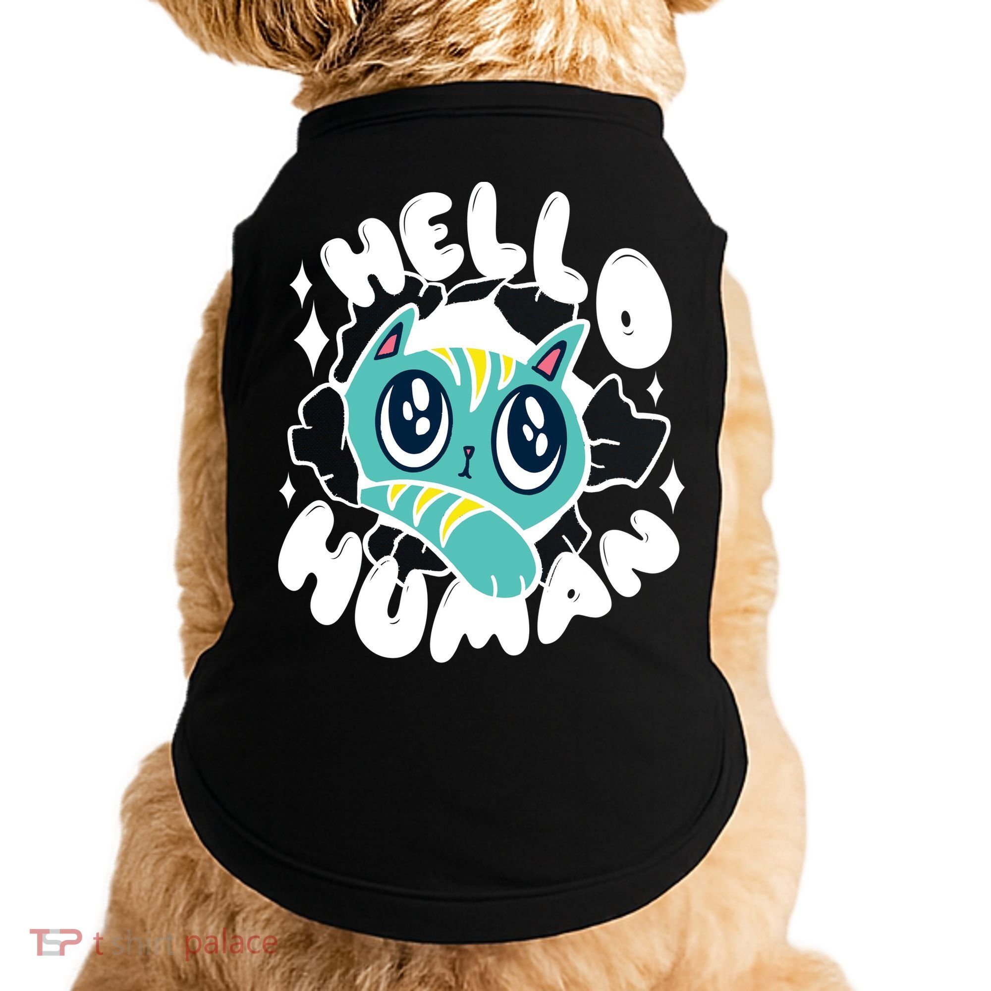 Hello Human Cat Doggie Tank