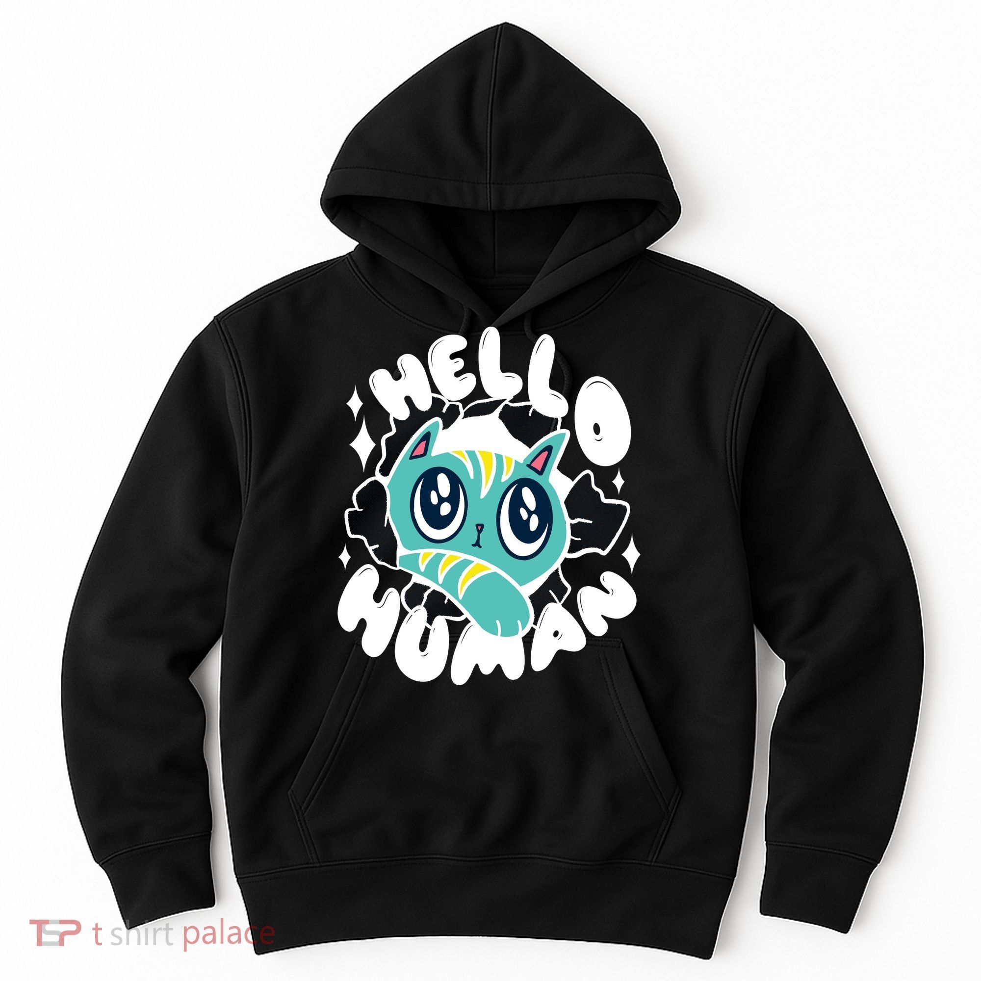Hello Human Cat Hoodie
