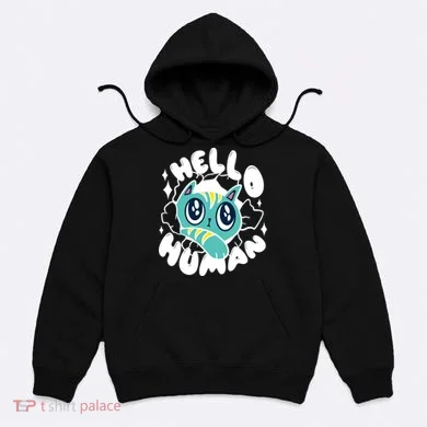 Hello Human Cat Hoodie