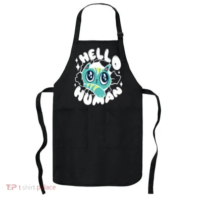 Hello Human Cat Apron
