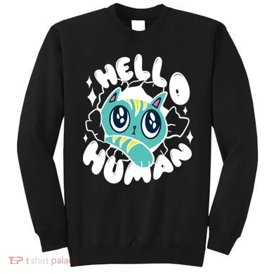 Hello Human Cat Sweatshirt