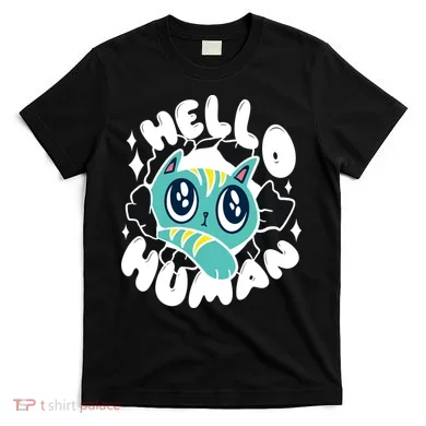 Hello Human Cat T-Shirt