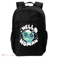 Hello Human Cat Backpack thumb 0
