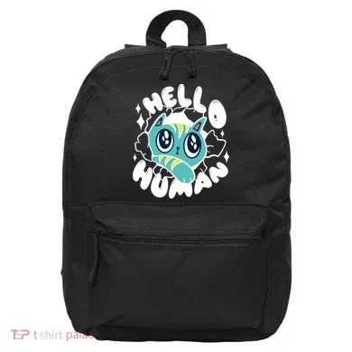 Hello Human Cat 16 in Basic Backpack