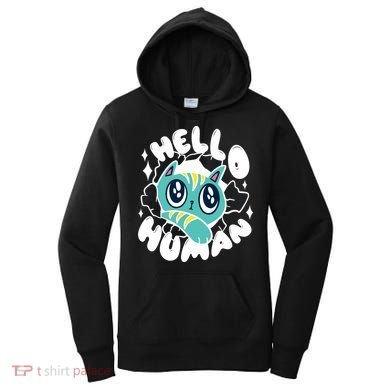 Hello Human Cat Women's Hoodie