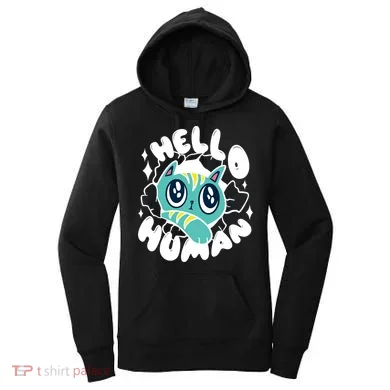 Hello Human Cat Women's Hoodie