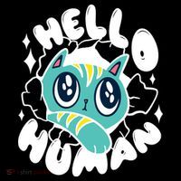 Hello Human Cat Women's Hoodie thumb 2