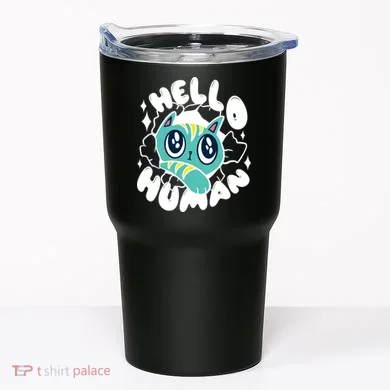 Hello Human Cat Tumbler