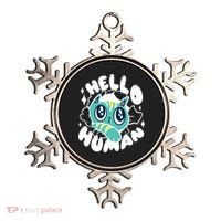 Hello Human Cat Ornament thumb 0