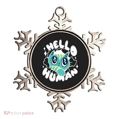 Hello Human Cat Ornament