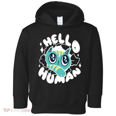 Hello Human Cat Toddler Hoodie