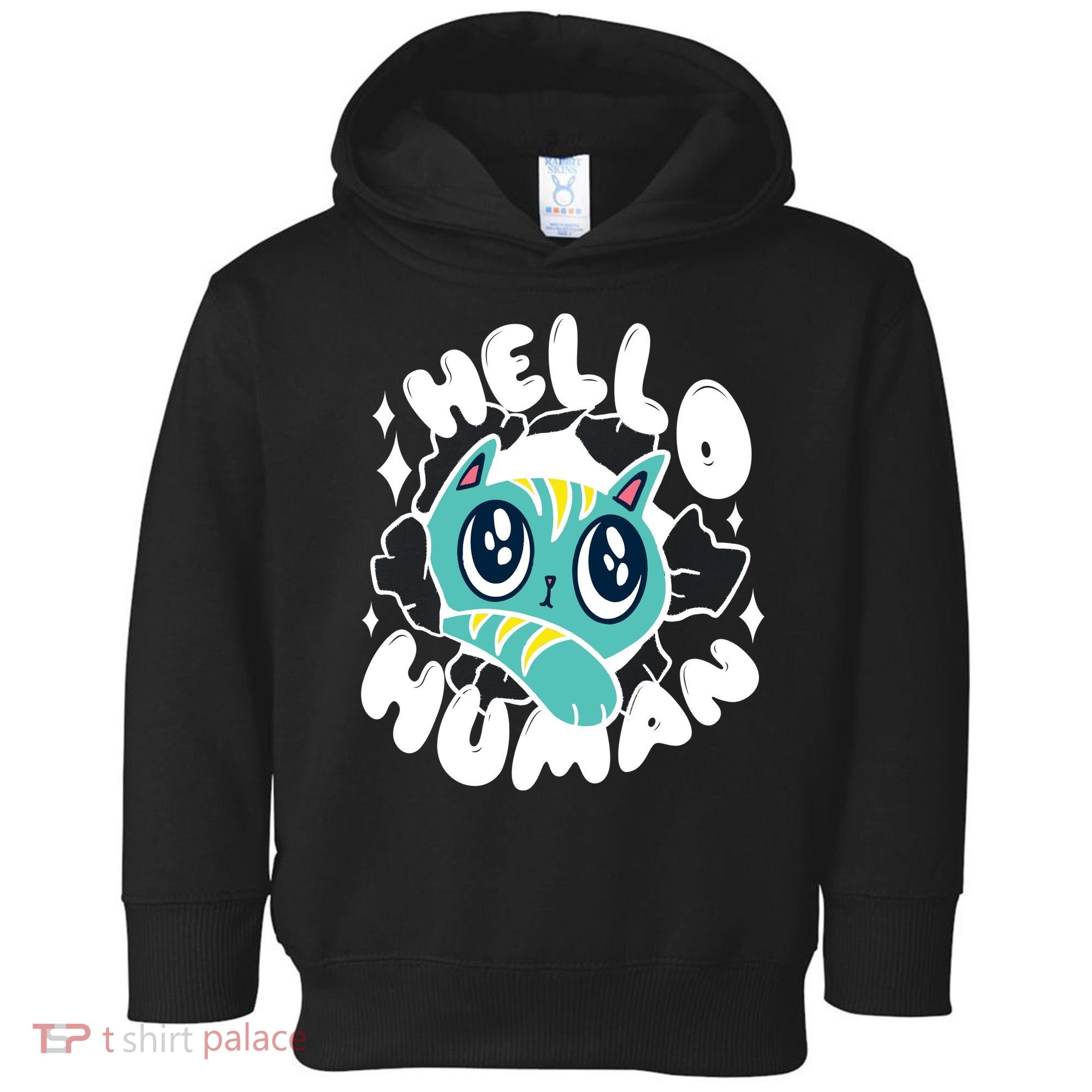 Hello Human Cat Toddler Hoodie