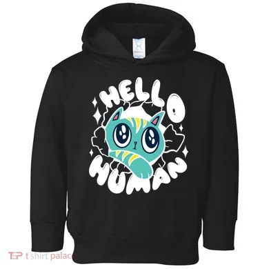 Hello Human Cat Toddler Hoodie
