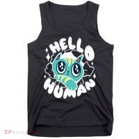 Hello Human Cat Tank Top thumb 0