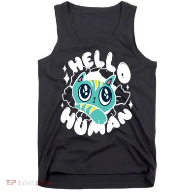 Hello Human Cat Tank Top