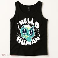 Hello Human Cat Tank Top thumb 2