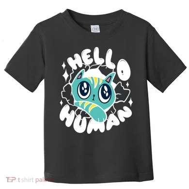 Hello Human Cat Toddler T-Shirt