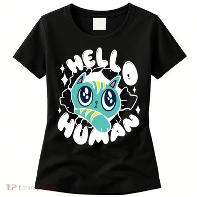 Hello Human Cat Women's T-Shirt
