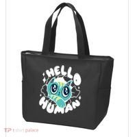 Hello Human Cat Tote Bag thumb 3