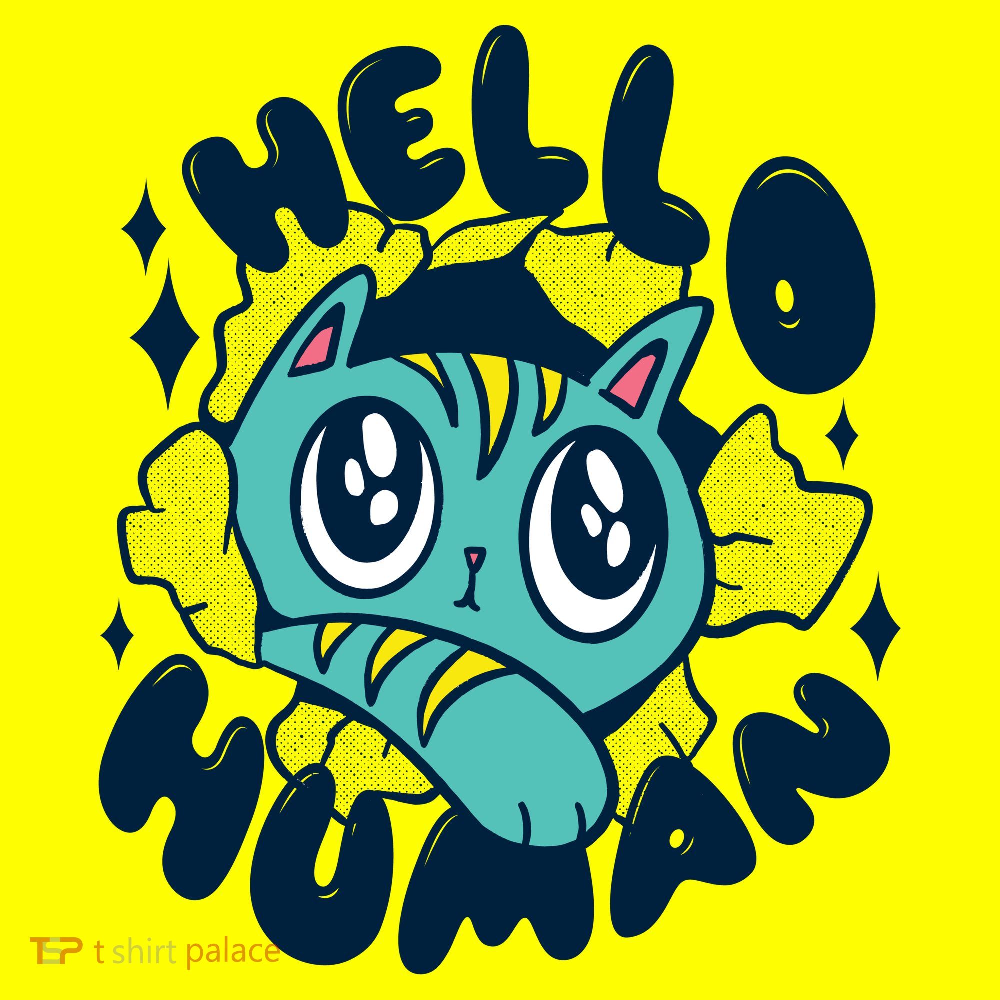 Hello Human Cat Coffee Mug