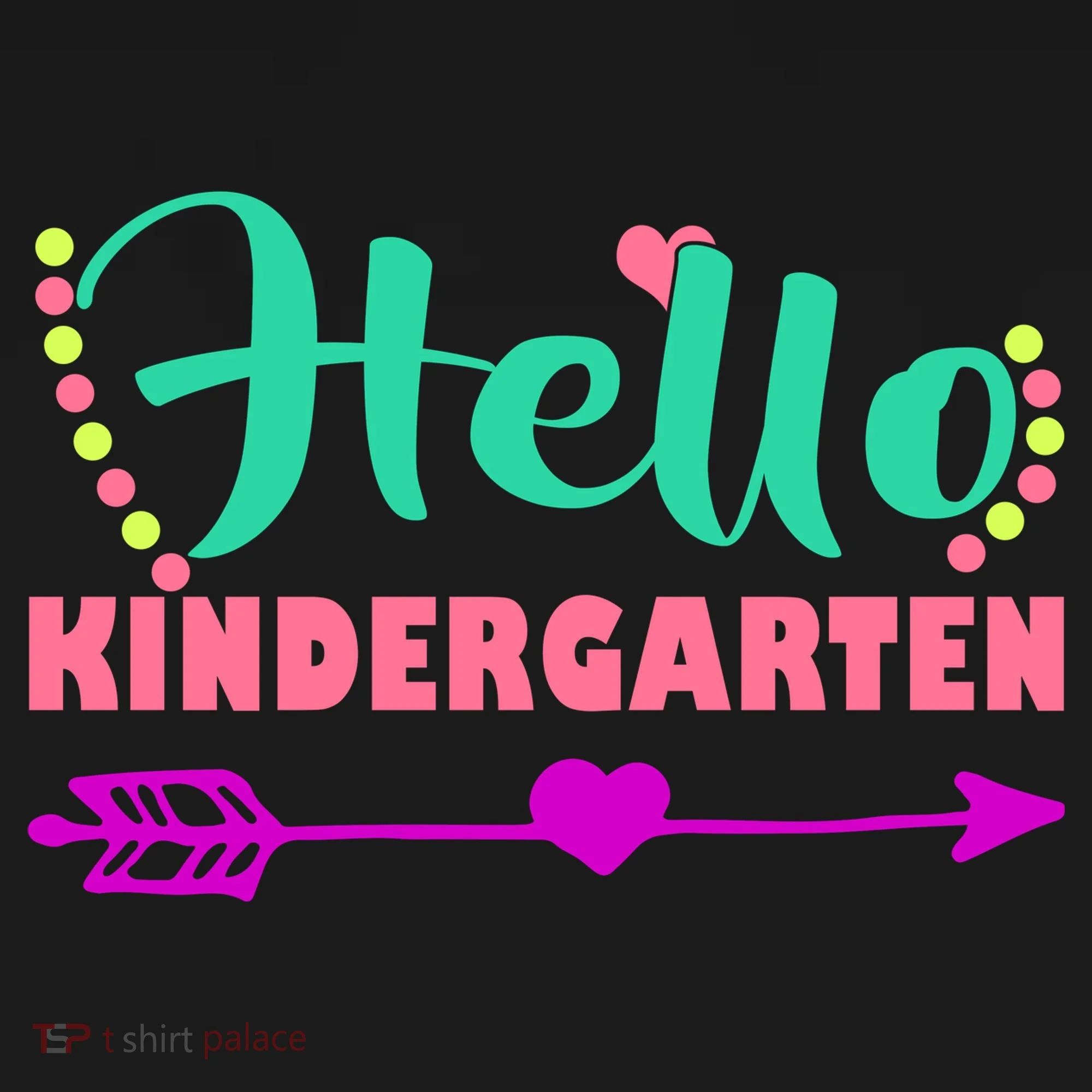 Hello Kindergarten Arrow Doggie Tank