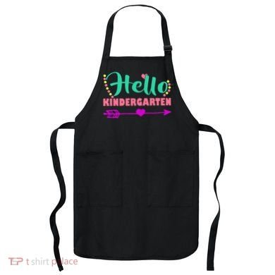Hello Kindergarten Arrow Apron