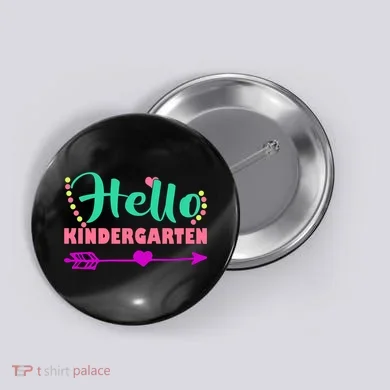 Hello Kindergarten Arrow Button