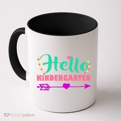 Hello Kindergarten Arrow Coffee Mug