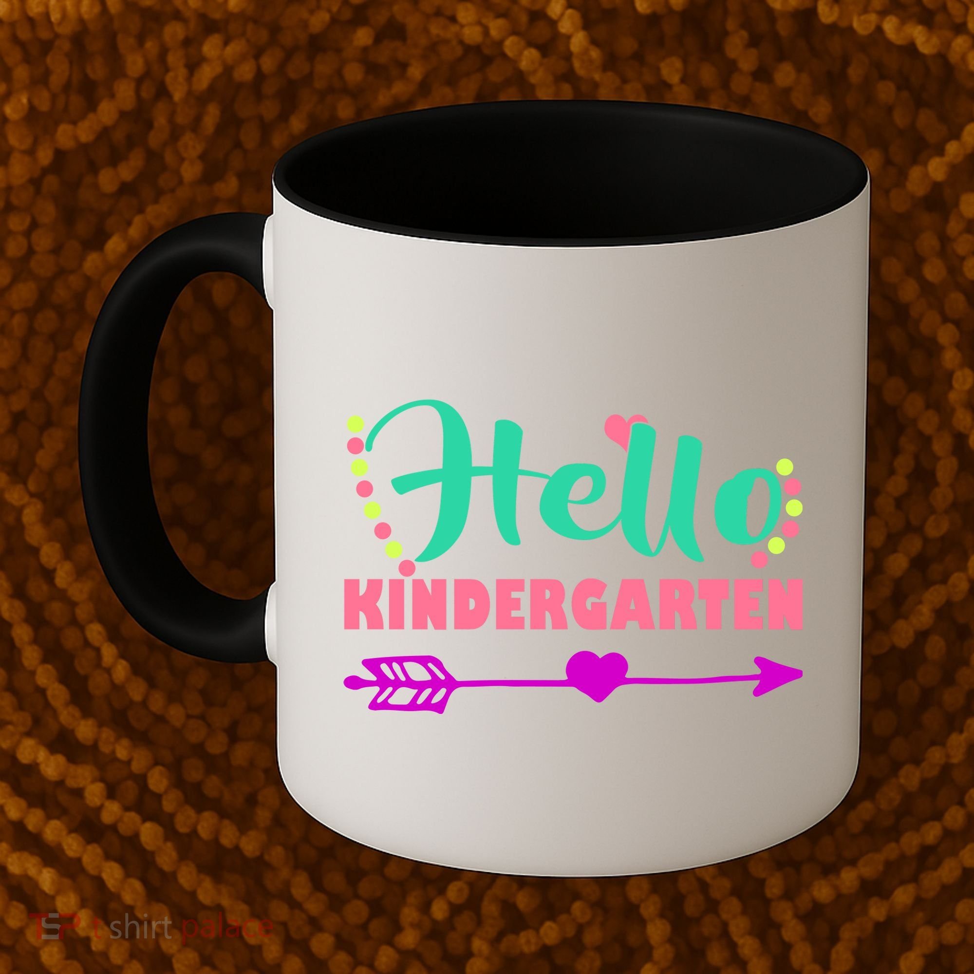 Hello Kindergarten Arrow Coffee Mug