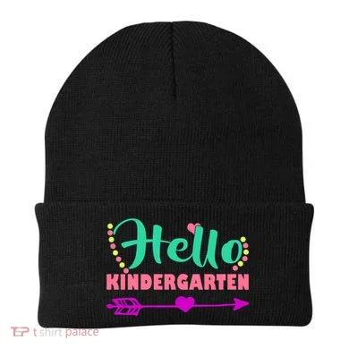 Hello Kindergarten Arrow Beanie
