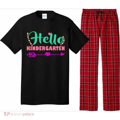 Hello Kindergarten Arrow Pajama Set