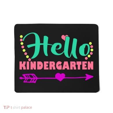 Hello Kindergarten Arrow Mousepad