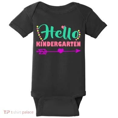 Hello Kindergarten Arrow Baby Bodysuit