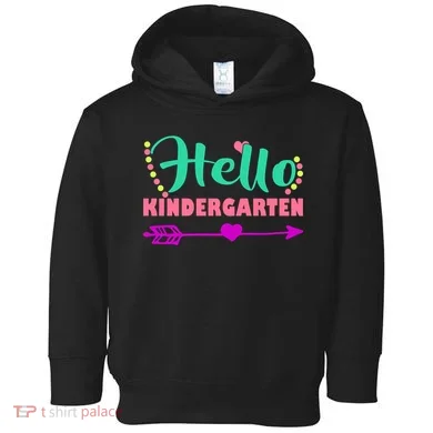 Hello Kindergarten Arrow Toddler Hoodie