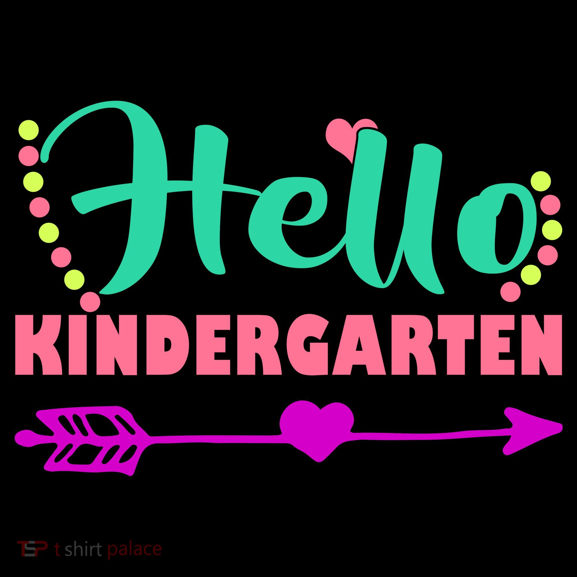 Hello Kindergarten Arrow Women's Long Sleeve Shirt