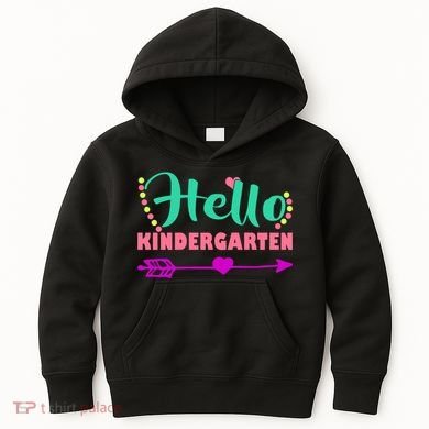 Hello Kindergarten Arrow Kids Hoodie