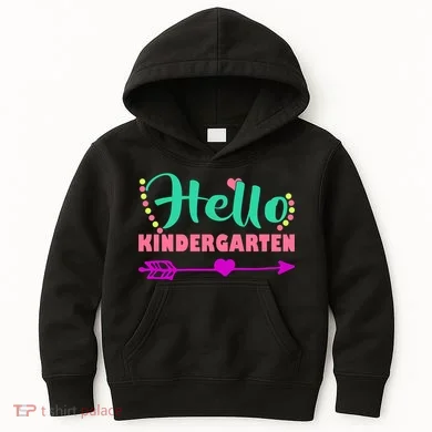 Hello Kindergarten Arrow Kids Hoodie